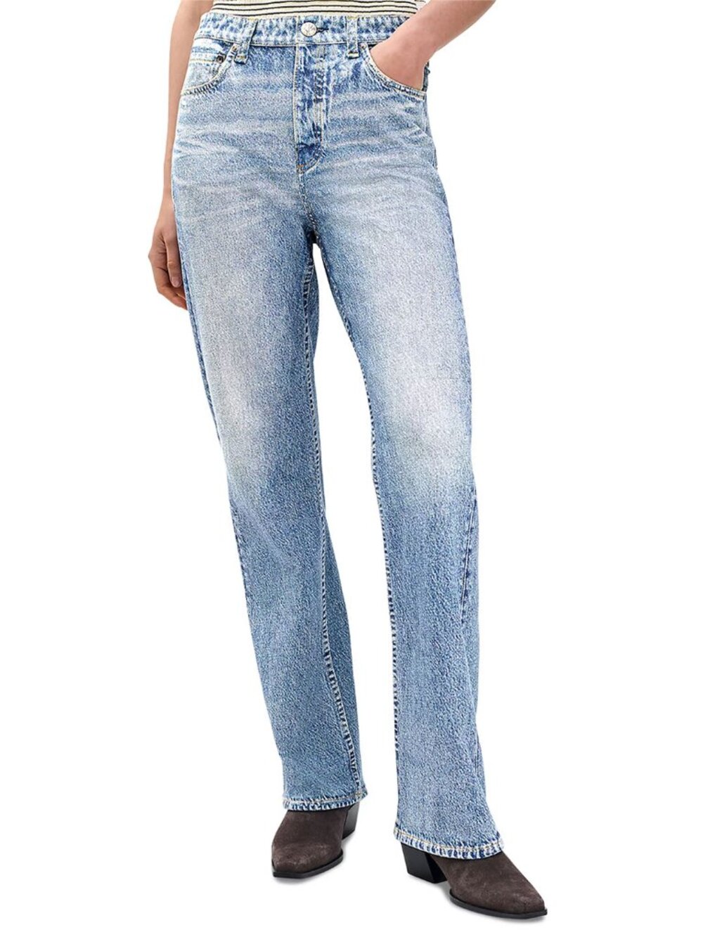 Rag & Bone Miramar Straight Leg Sweatpant Jeans 30
